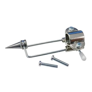 Ispigg krykke og stokk