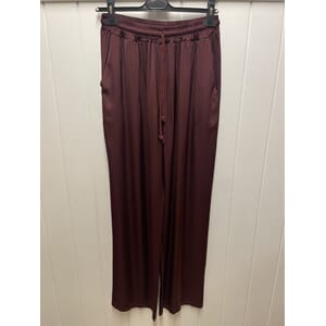 MARC LAUGEJEANS Wide Satin Pant Bordeaux