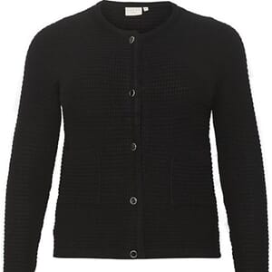 Kaffe Curve Ritta Cardigan Deep Black