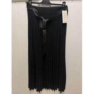 MOONDUST Plisse Skirt Knit OneSize Black