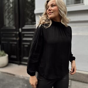 Rah Oslo Blouse High Neck Black