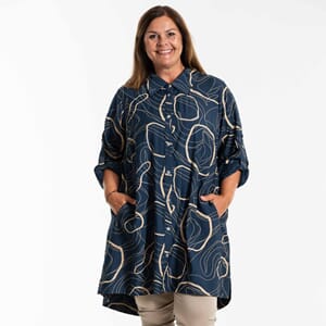 Gozzip Arna Tunic Dusty Blue/ Sand