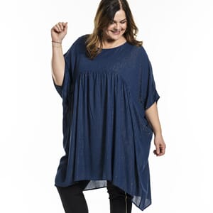 Gozzip Oversize Tunic Blue