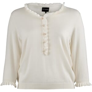 Studio Jean Knit Blouse Offwhite