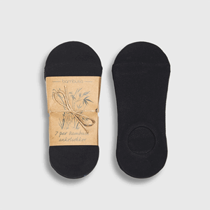 Bambusa ankelsokker sort 7-pkn