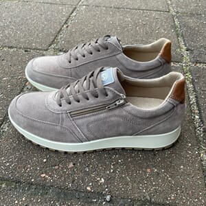 Ara Suede Metteo Sneaker Beige/Cognac