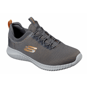 Skechers Sneaker Mens Elite Flex Belburn Charcoal Orange