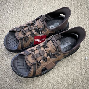 Skechers Merrick Dark Brown Sandal Herre