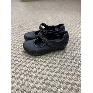 New Feet Ballerina Plain Leather Black