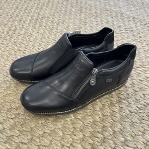 Rieker Dame Svart Lav