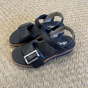 New Feet sandal Nubuck Svart