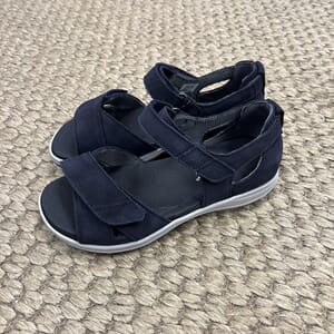 New Feet Sandal 2 Velcro Mørkeblå