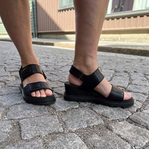 Green Comfort Mellow Wedge Sandal