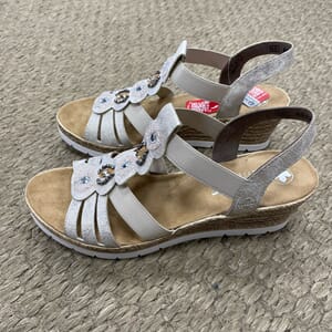 Rieker Beige Sandal M/Hel