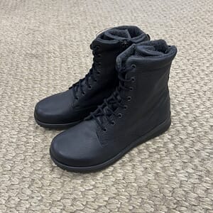 New Feet Boot Zipper Black