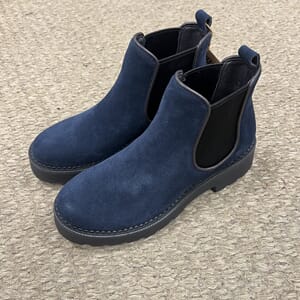 Green Comfort Pitch Low Cut Chelsea Boot Marine Blue