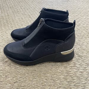 Rieker Skoletter Sort