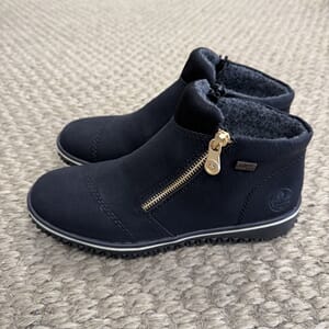 Rieker Dame Skoletter Sort M/Tex