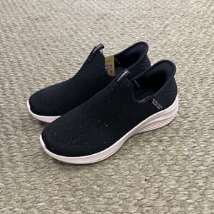 Skechers Slip-Ins Black Glitter