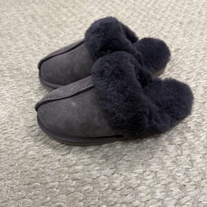 Woollies Slip On Tøffel Dark Brown