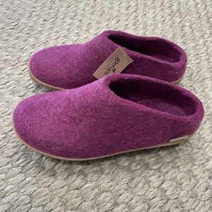Glerups Slip-On Tøffel Cranberry
