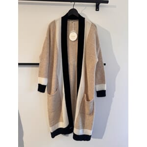 Rah Oslo Anja Long Jacket Drift Ivorie Black
