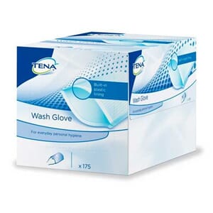 Tena Wash Gloves, tørr, 242stk/pr.pk