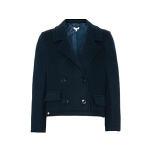 RAH Oslo Short Wool Coat Navy